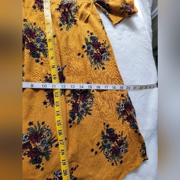 Lira Floral Flowy Boho Tunic Dress Top - Picture 6 of 11